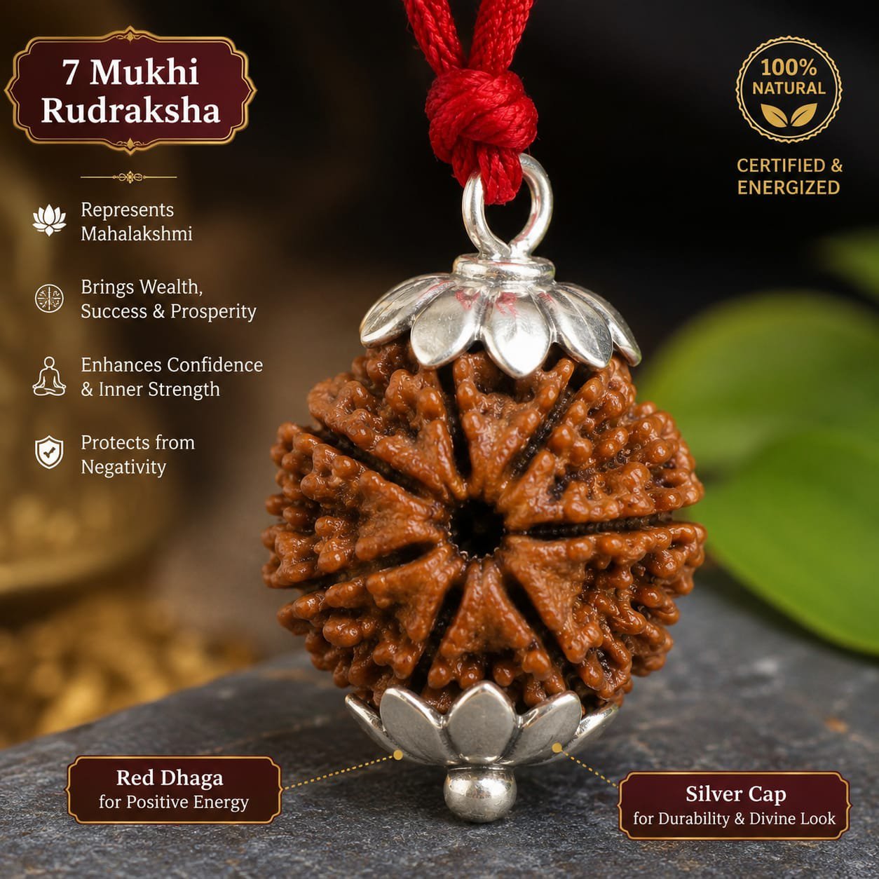 7 Mukhi Rudraksha - Image 2