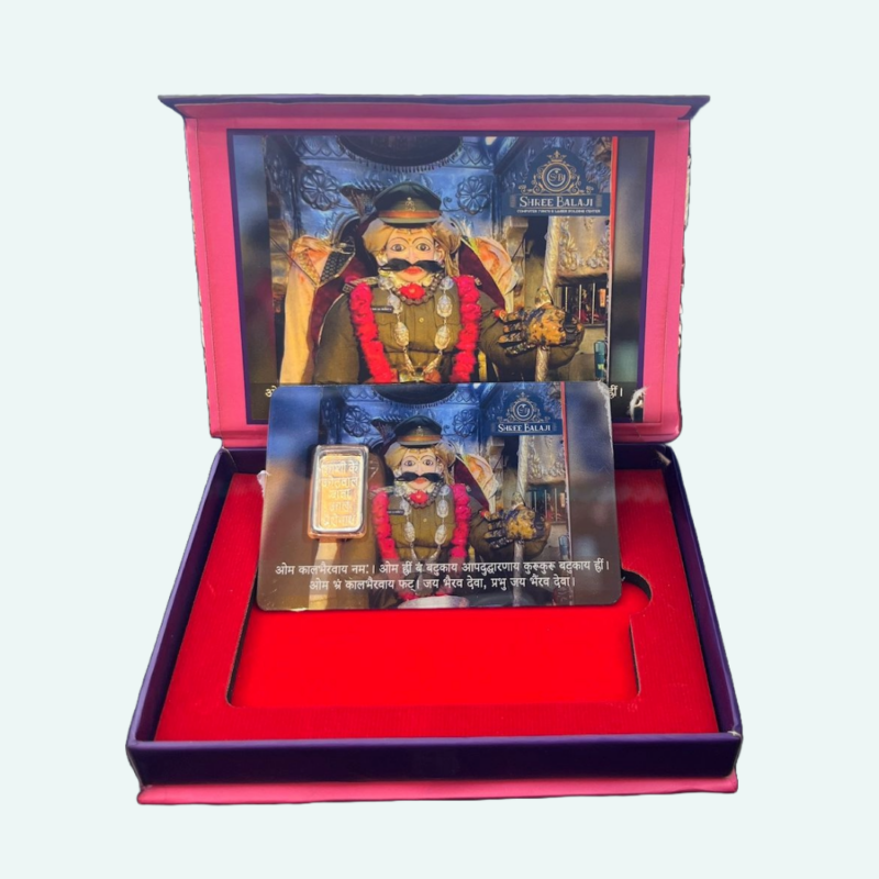 Baba Kaal Bhairav 1 Gram Silver Coin